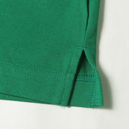 ワンポイント 刺繍 鹿の子 ポロシャツ / MADE IN JAPAN