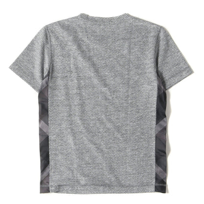 メランジ サイド チェック 切替 Tシャツ / MADE IN JAPAN