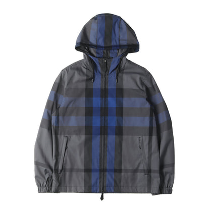 タータンチェック フーデッド ダブルジップ ブルゾン (Checked Hooded Jaket 8047825)