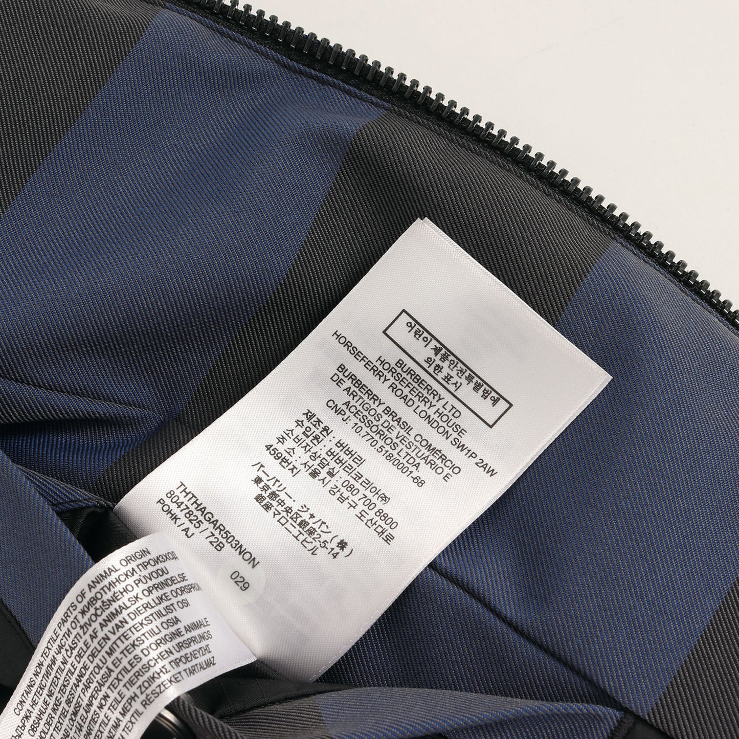 タータンチェック フーデッド ダブルジップ ブルゾン (Checked Hooded Jaket 8047825)