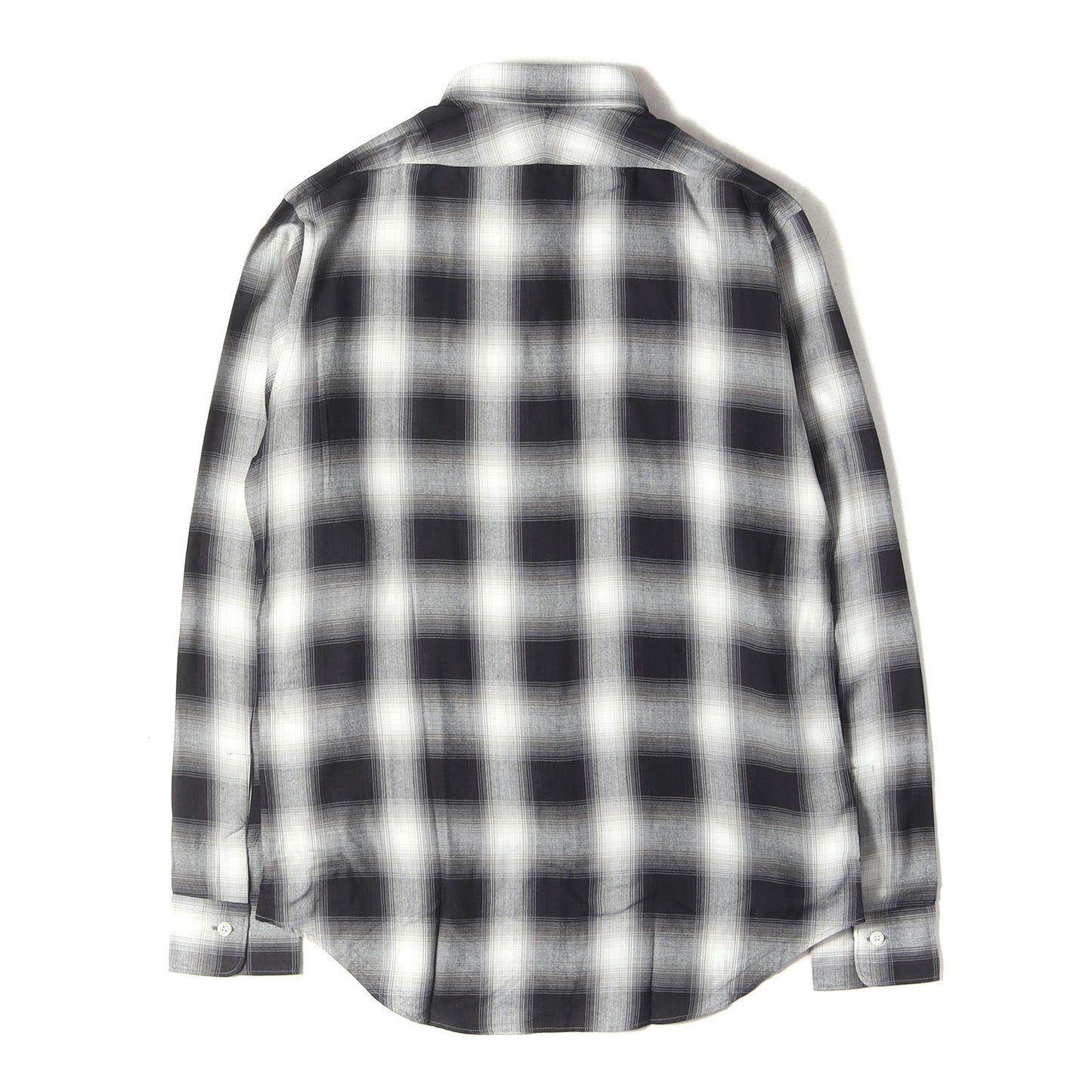 オンブレチェック レーヨン シャツ (OMBRE CHECK STAMPED SHIRTS 271-SH03peg)