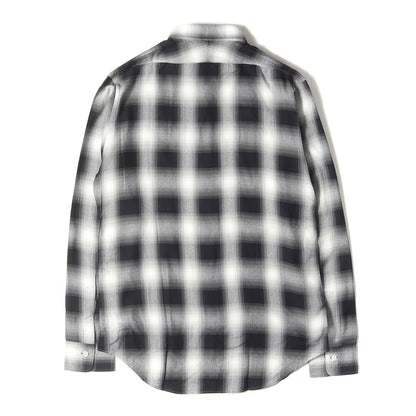 オンブレチェック レーヨン シャツ (OMBRE CHECK STAMPED SHIRTS 271-SH03peg)