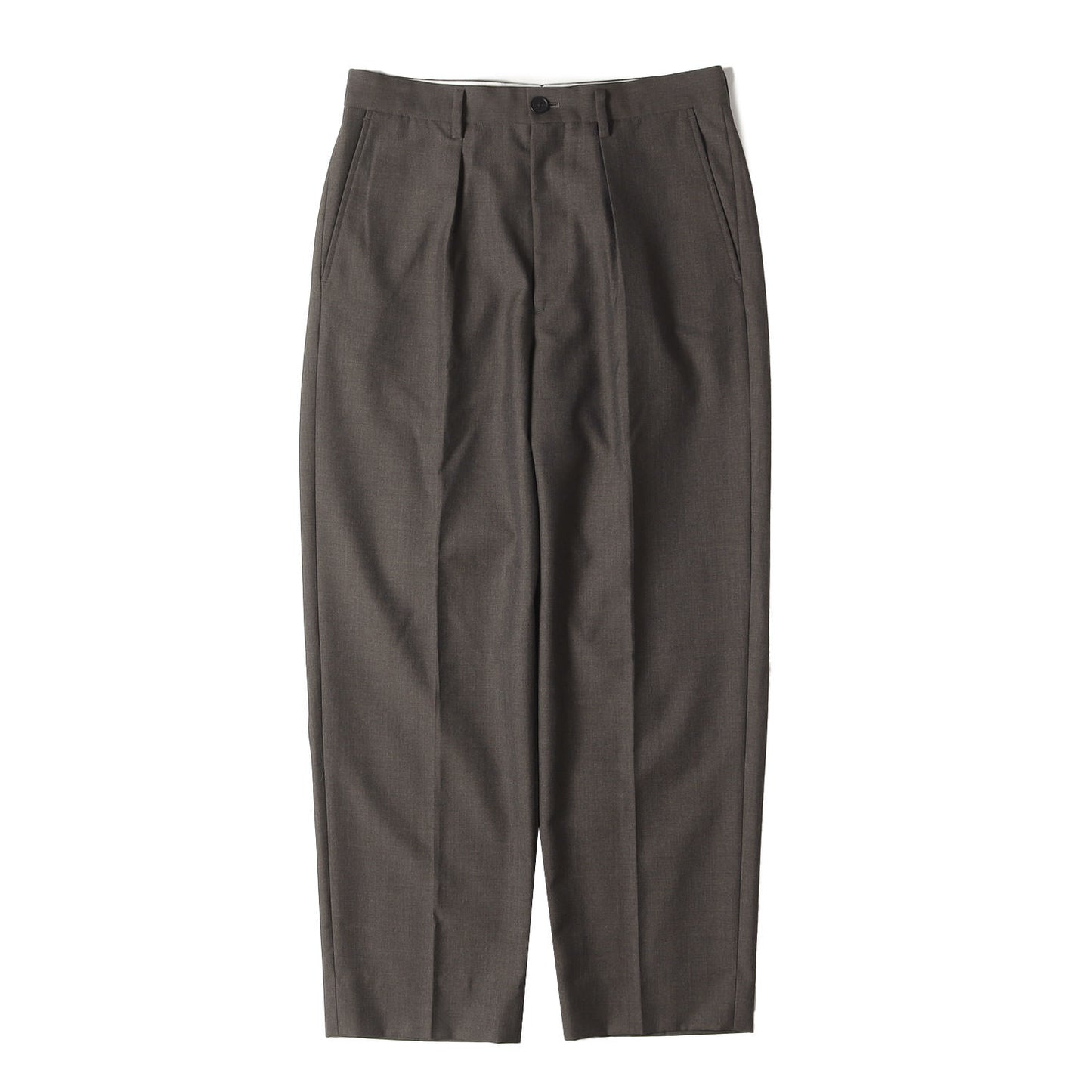 ワンタック ウール ツイル スラックスパンツ (MGD IN1PLEATED SLACKS) / Morgado社生地