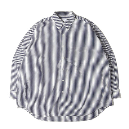 × THOMAS MASON ストライプ ボタンダウン ドレス シャツ (THOMAS MASON Oversized B.D GM222-50004)