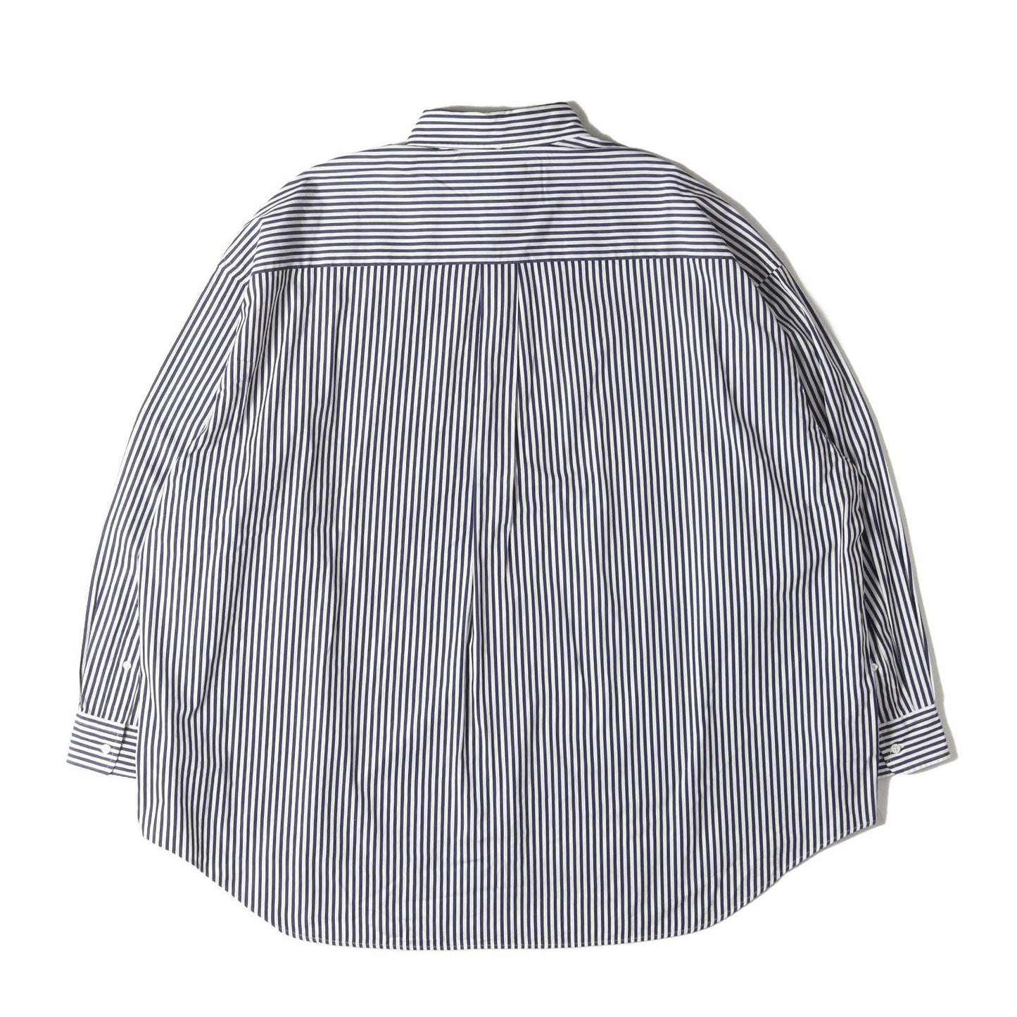 × THOMAS MASON ストライプ ボタンダウン ドレス シャツ (THOMAS MASON Oversized B.D GM222-50004)