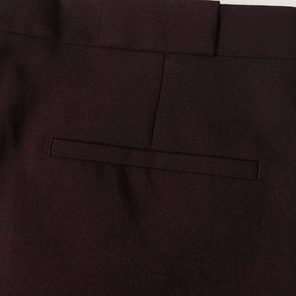 モヘア混ウール スリム フレア スラックス パンツ (BM50EJ1Y7N)