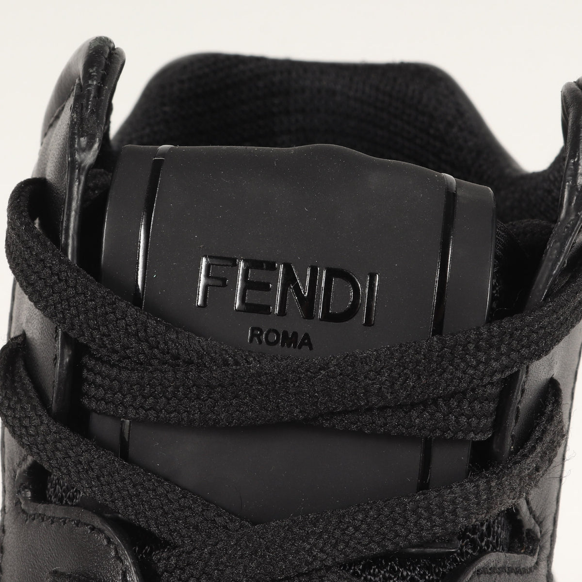 FENDI (フェンディ) ズッカジャガード キャンバス レザー コンビ 