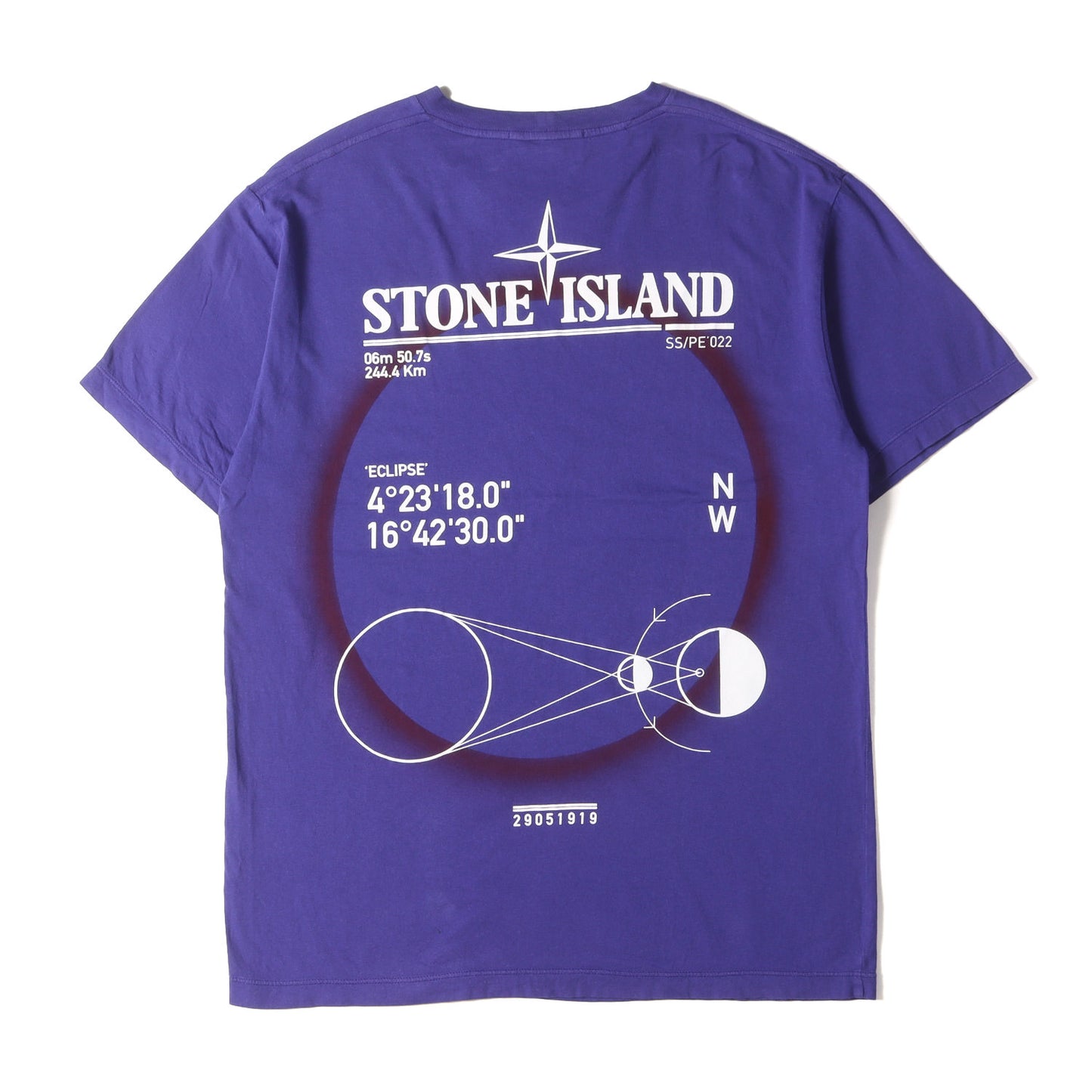 近年モデル グラフィック コンパス ロゴ Tシャツ (76152NS97)