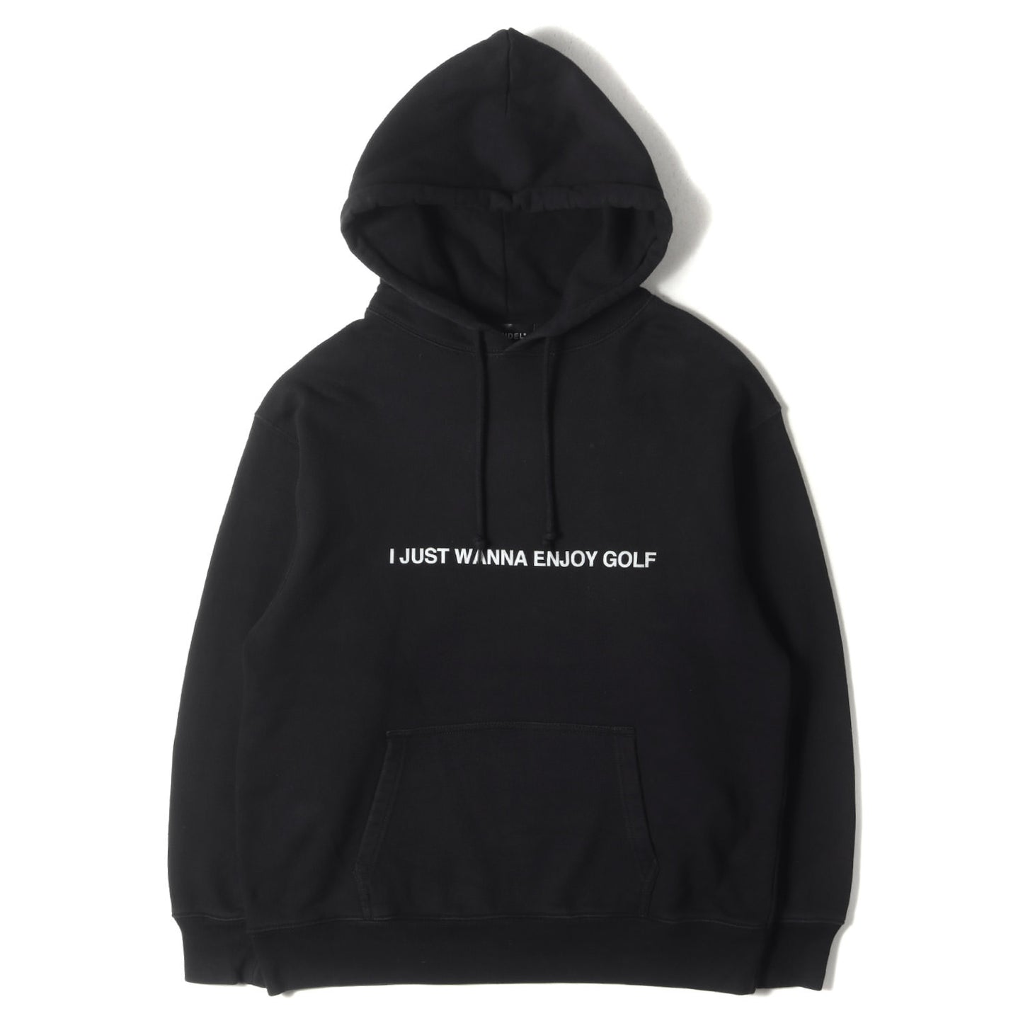 フロッキー プリント スウェット パーカー (Lettering Golf Hoodie)