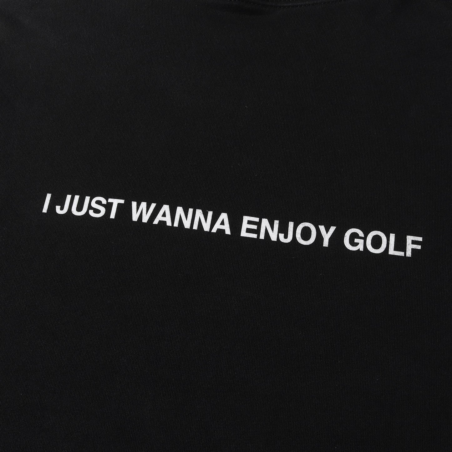 フロッキー プリント スウェット パーカー (Lettering Golf Hoodie)