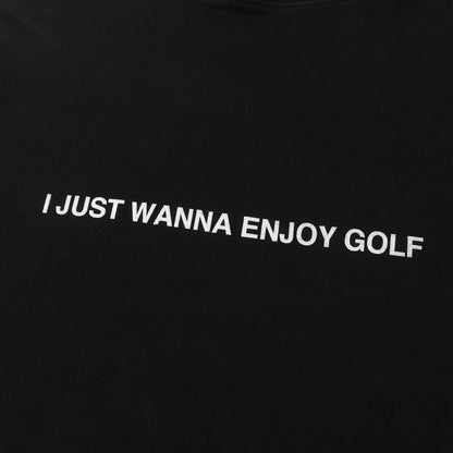 フロッキー プリント スウェット パーカー (Lettering Golf Hoodie)