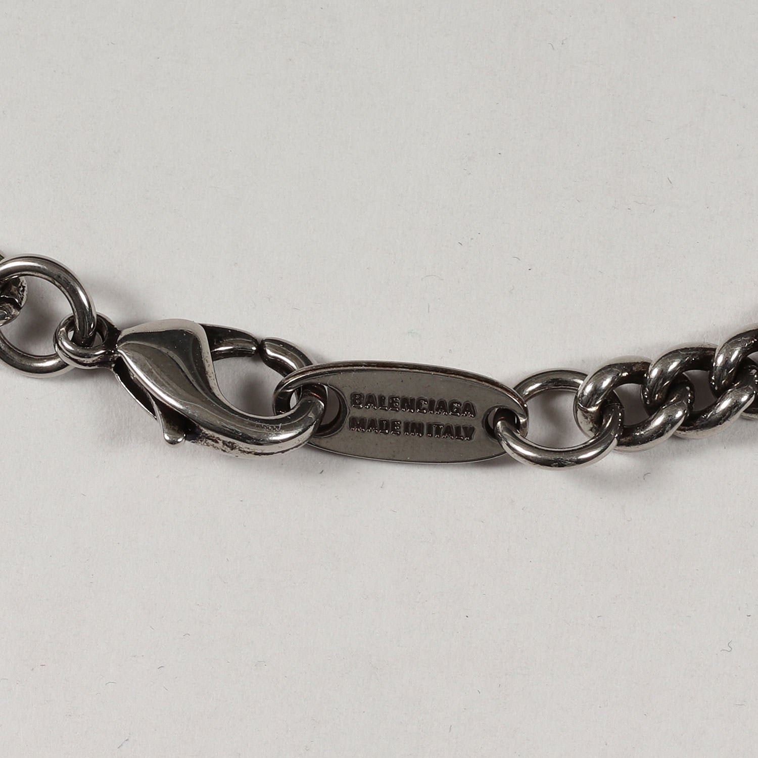 BALENCIAGA (バレンシアガ) 現行モデル Typo Metal ロゴ チェーン