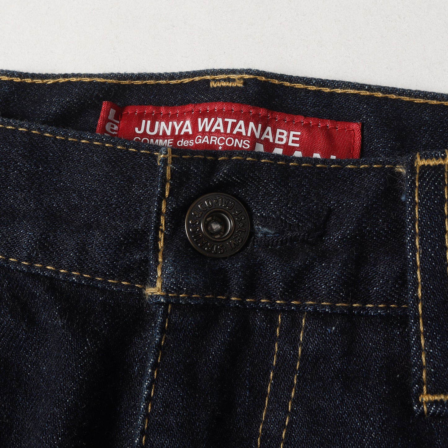 08SS × Levi's レザーポケット 切替 JW503 デニム パンツ (WA-P901) / ジッパーフライ