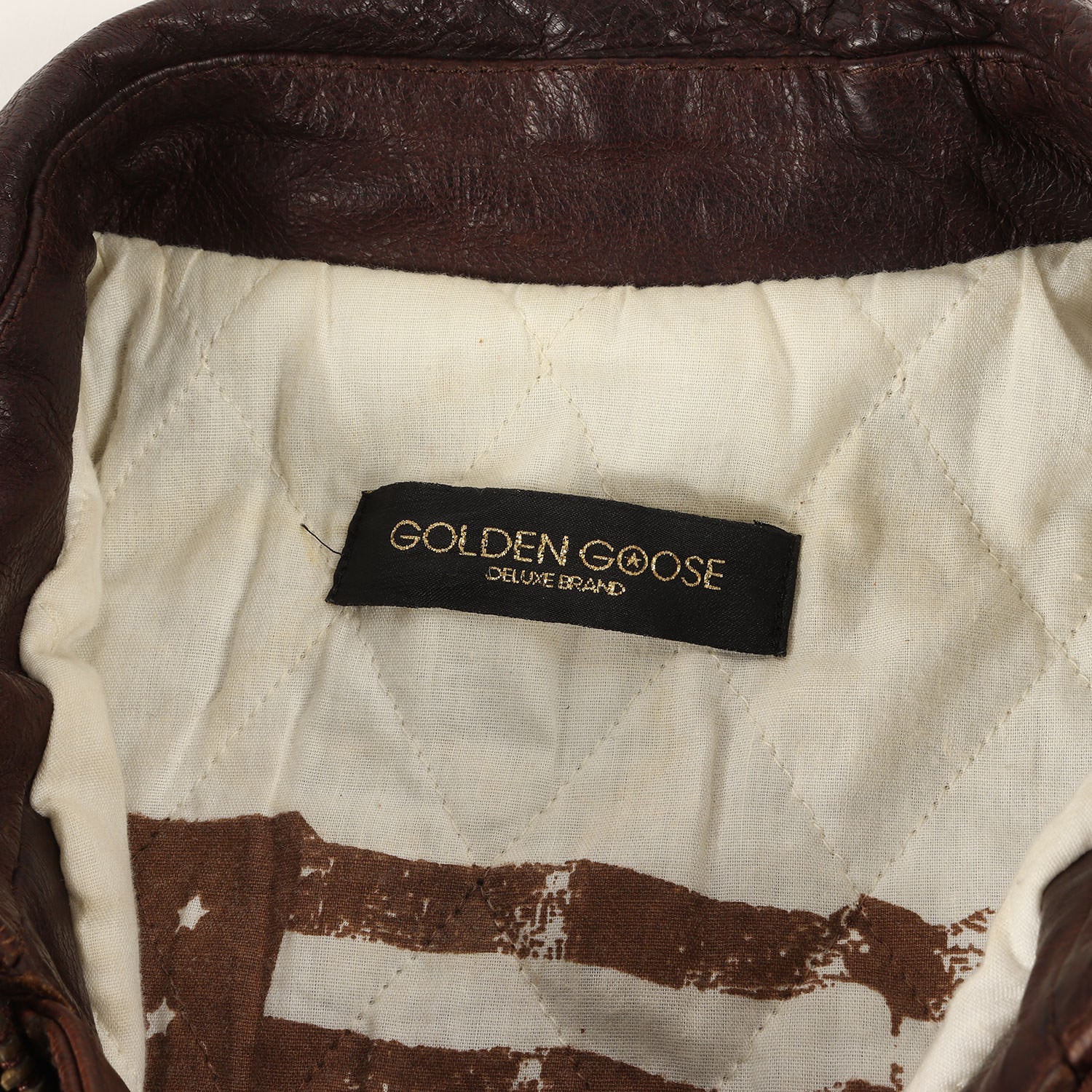 GOLDEN GOOSE (ゴールデングース) 00s フラワー スタッズ ジップ レザー ジャケット - ブランド古着の通販・買取 | BEEGLE  by Boo-Bee