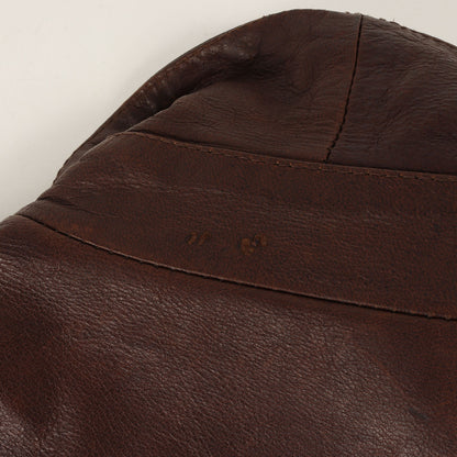 00s フラワー スタッズ ジップ レザー ジャケット