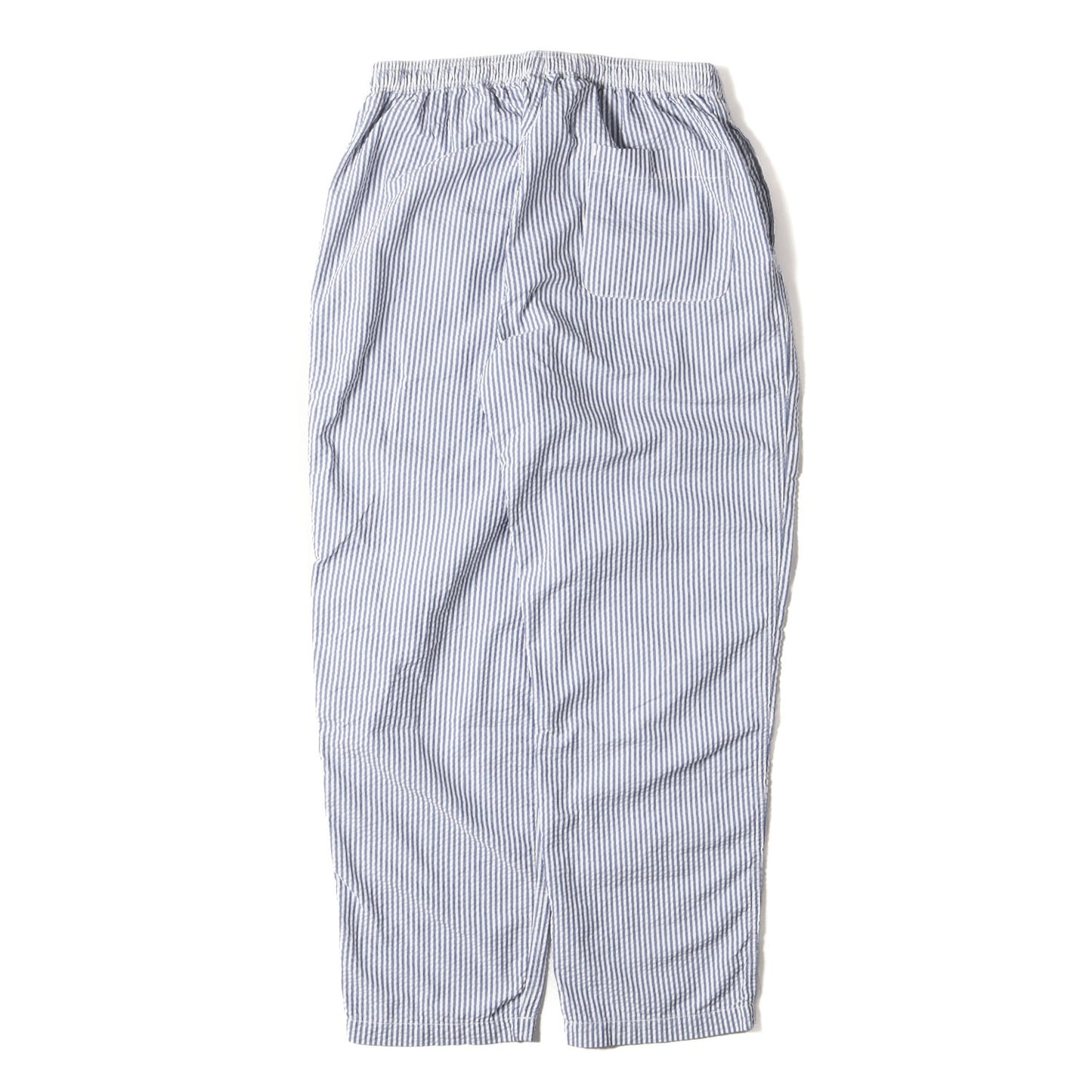 24SS ストライプ コットンポリ シアサッカー イージー パンツ (SD Seersucker Easy Pants)