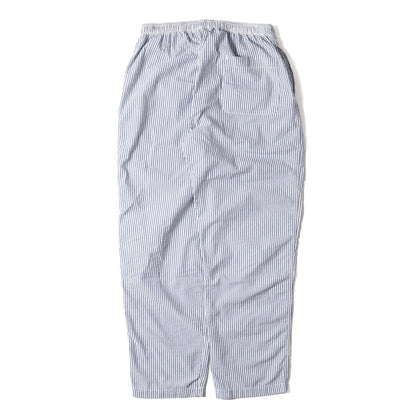 24SS ストライプ コットンポリ シアサッカー イージー パンツ (SD Seersucker Easy Pants)