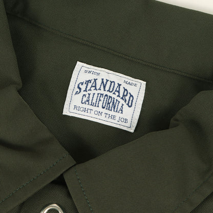 24SS ロゴ パッチ 刺繍 ストレッチ ナイロン 半袖 ワーク シャツ (SD Logo Patch Easy Work Shirt S/S)