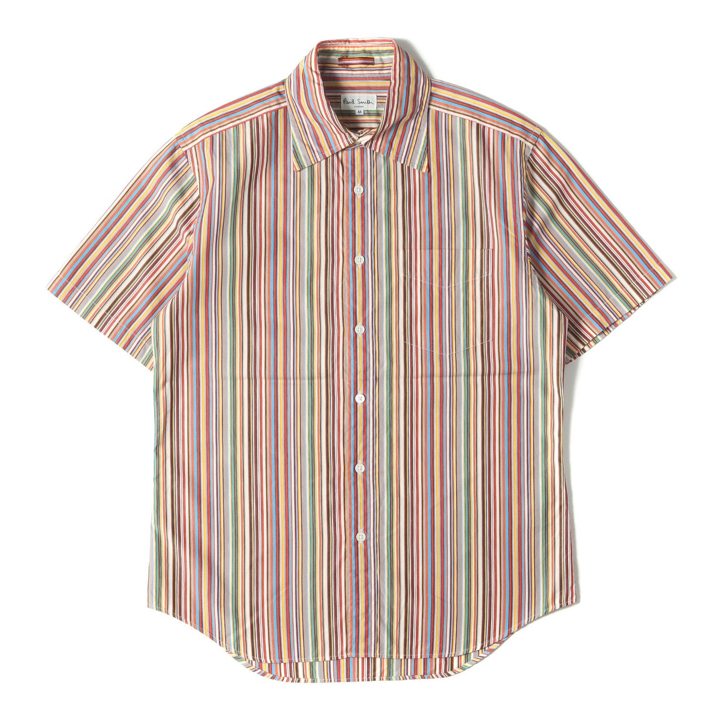 シグネチャー アーティストストライプ 半袖 ドレス シャツ / LONDON MADE IN JAPAN