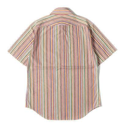 シグネチャー アーティストストライプ 半袖 ドレス シャツ / LONDON MADE IN JAPAN