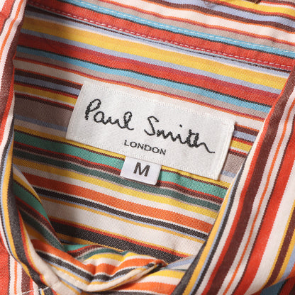 シグネチャー アーティストストライプ 半袖 ドレス シャツ / LONDON MADE IN JAPAN