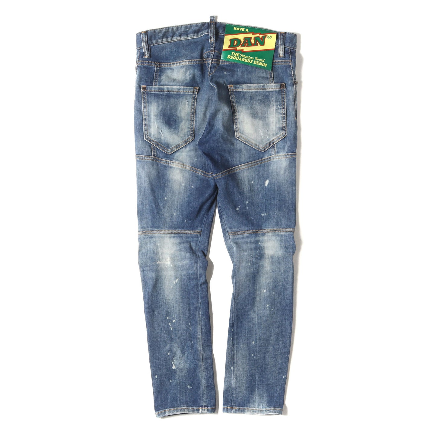 22AW ヴィンテージ リペア加工 ストレッチ スキニー デニムパンツ (Tidy Biker Jean S74LB1179 S30789)