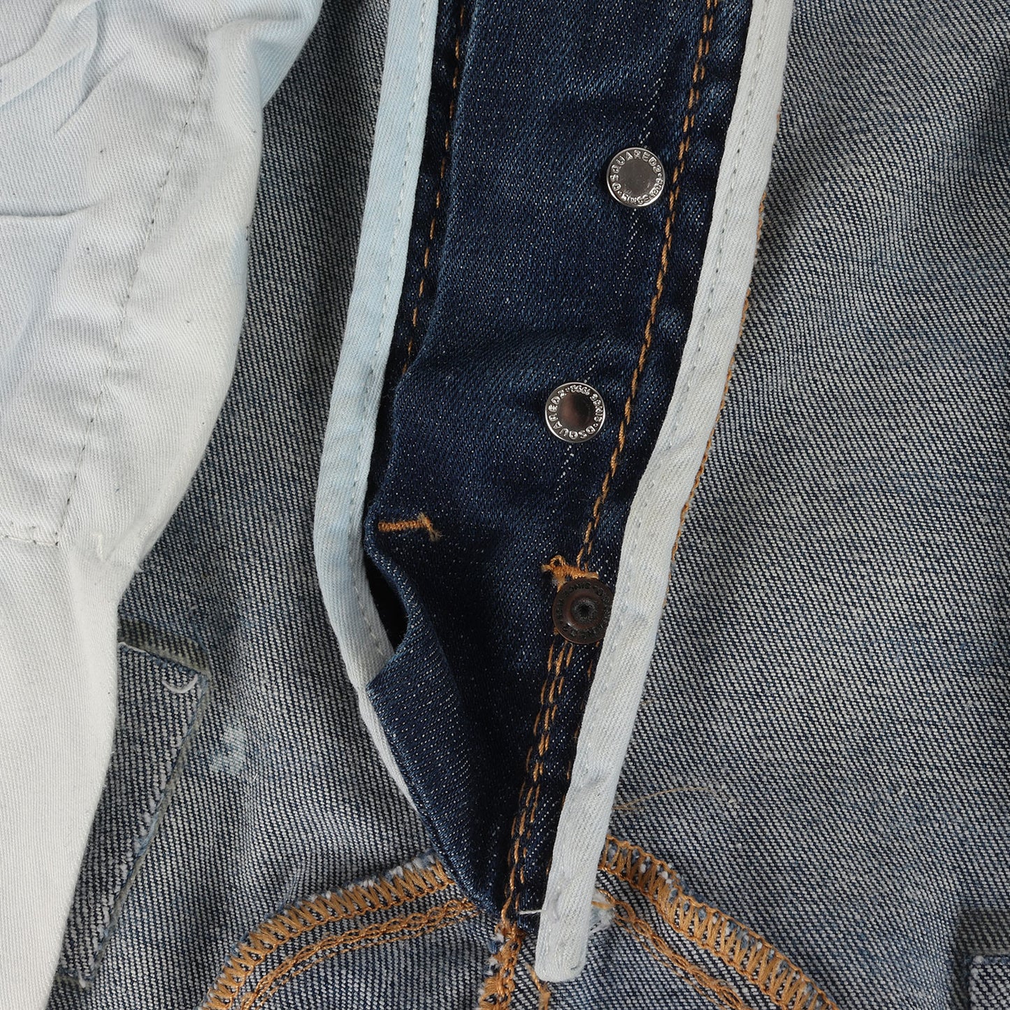 22AW ヴィンテージ リペア加工 ストレッチ スキニー デニムパンツ (Tidy Biker Jean S74LB1179 S30789)