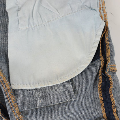 22AW ヴィンテージ リペア加工 ストレッチ スキニー デニムパンツ (Tidy Biker Jean S74LB1179 S30789)