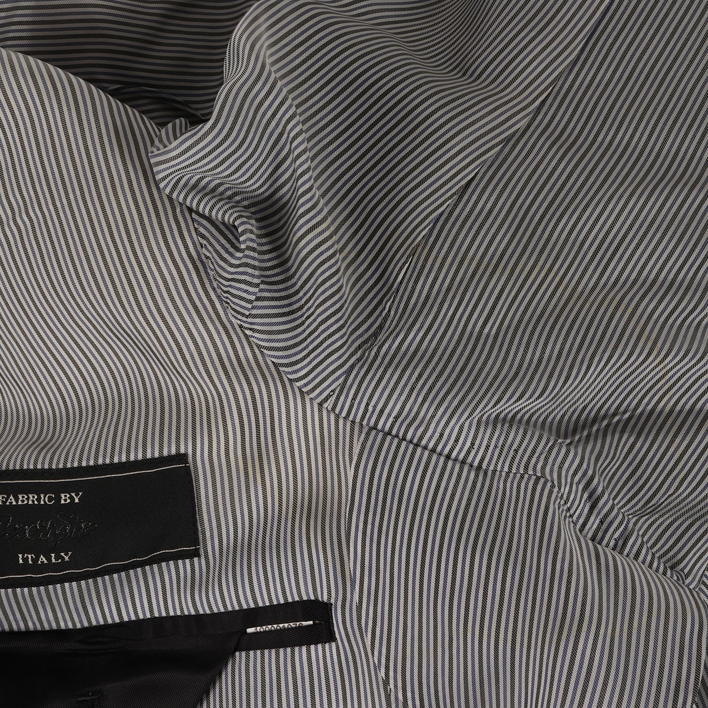 Marzotto ピンストライプ ウール 2B テーラード ジャケット / Red Fleece