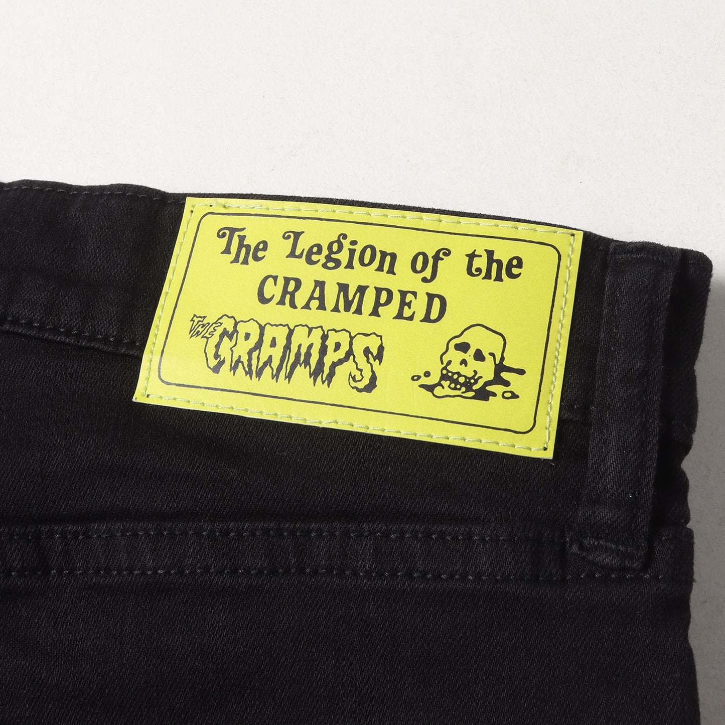 × THE CRAMPS CR/CRUSH＆PATCH リメイク Sチノ スリム スキニー パンツ (06171AP04) / ジッパーフライ