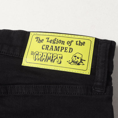 × THE CRAMPS CR/CRUSH＆PATCH リメイク Sチノ スリム スキニー パンツ (06171AP04) / ジッパーフライ