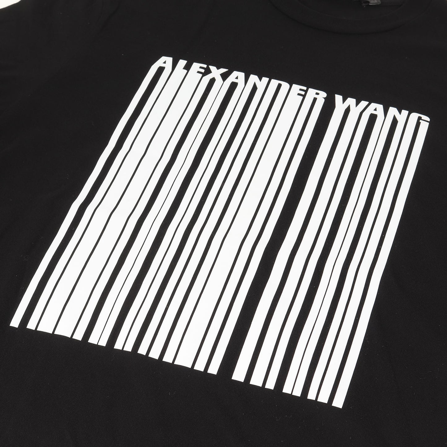 バーコード ロゴ Tシャツ