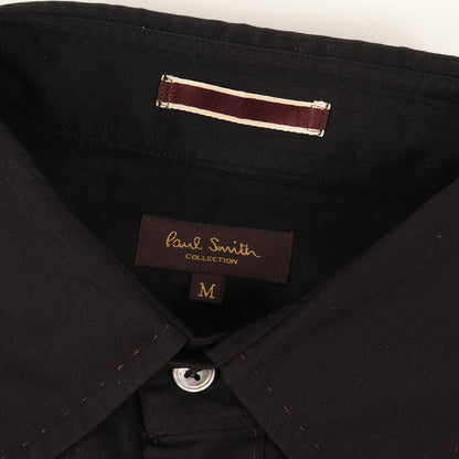 シャドーストライプ ステッチ ブロード 半袖 シャツ / COLLECTION MADE IN JAPAN