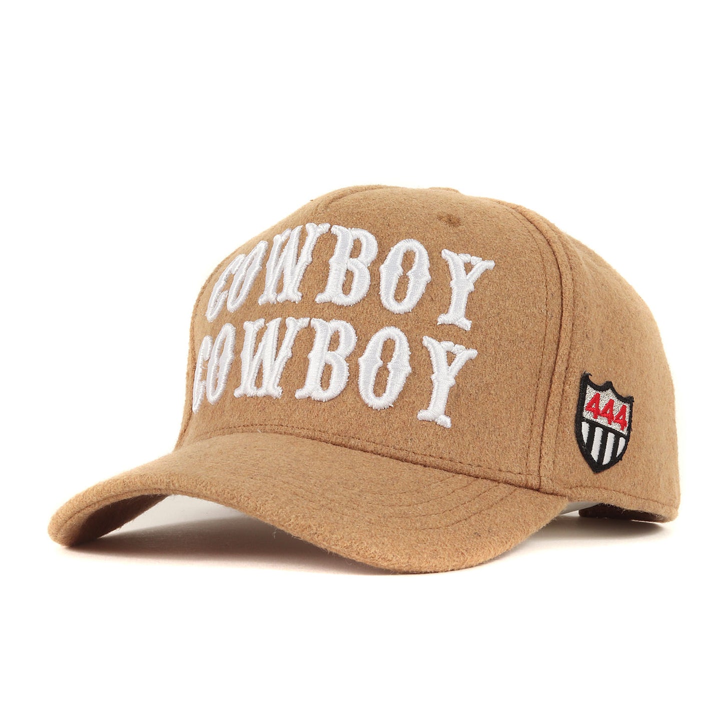 COWBOY 刺繍 ウール ツイル ベースボール キャップ