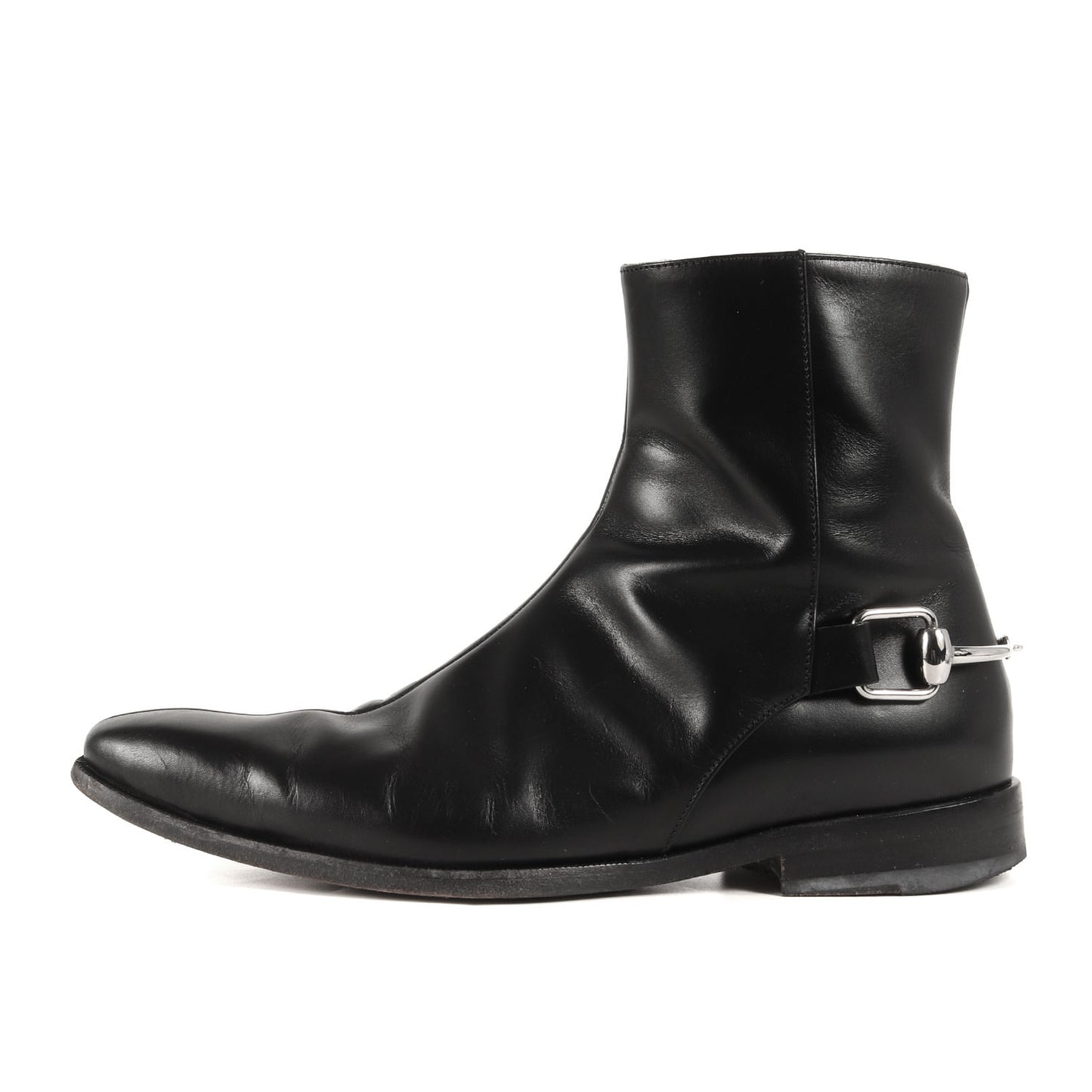 バックビット ストラップ サイドジップ ブーツ (204398)