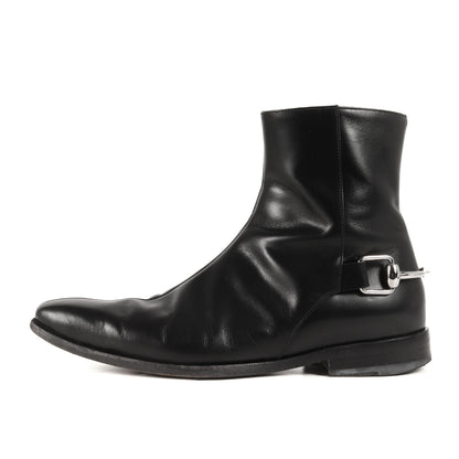 バックビット ストラップ サイドジップ ブーツ (204398)