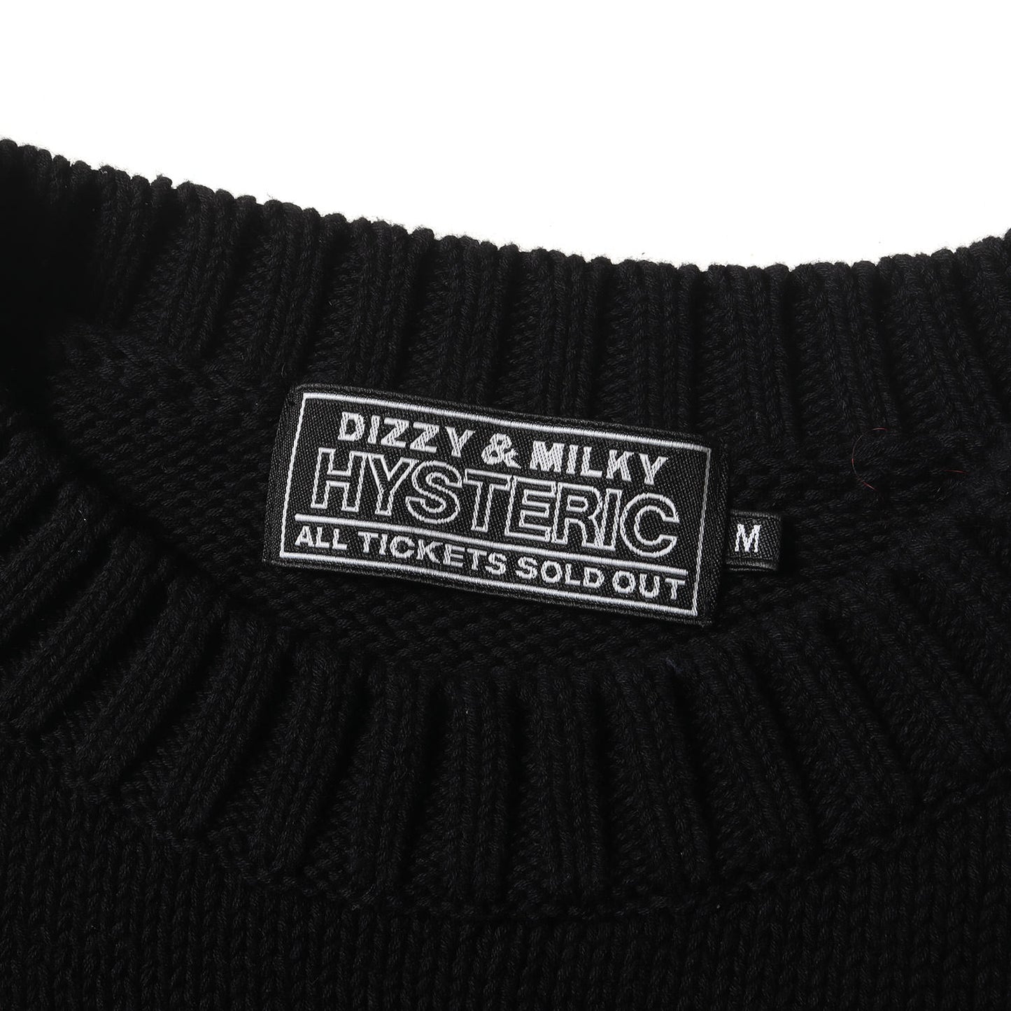 22AW ワンポイント刺繍 ヘビー コットンニット セーター (02223NS07)