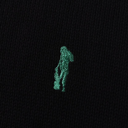 22AW ワンポイント刺繍 ヘビー コットンニット セーター (02223NS07)