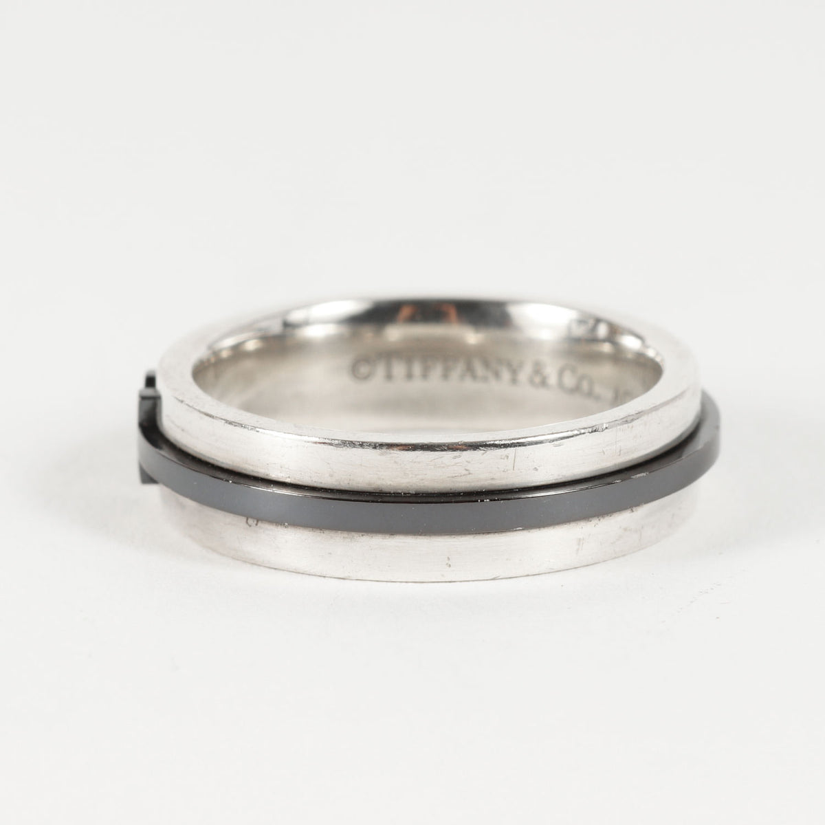 TIFFANY&Co. (ティファニー) TWO ナロー シルバー リング / Ag925