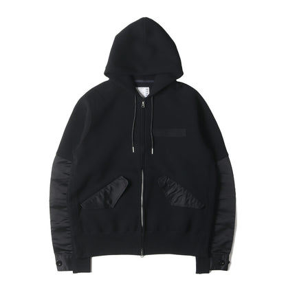 22AW ナイロンツイル ミックス スポンジ スウェット ブルゾン (Nylon Twill Mix Sponge Sweat Blouson 22-02932M)