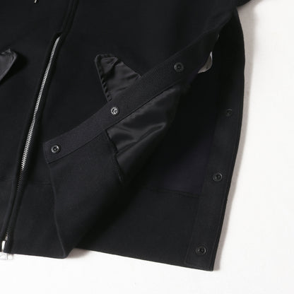 22AW ナイロンツイル ミックス スポンジ スウェット ブルゾン (Nylon Twill Mix Sponge Sweat Blouson 22-02932M)