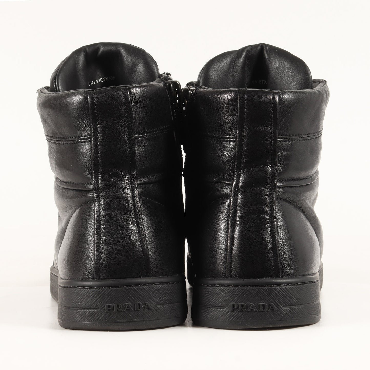 エンボスロゴ インサイドジップ レースアップ レースアップ ハイカット スニーカー (4T 2596)