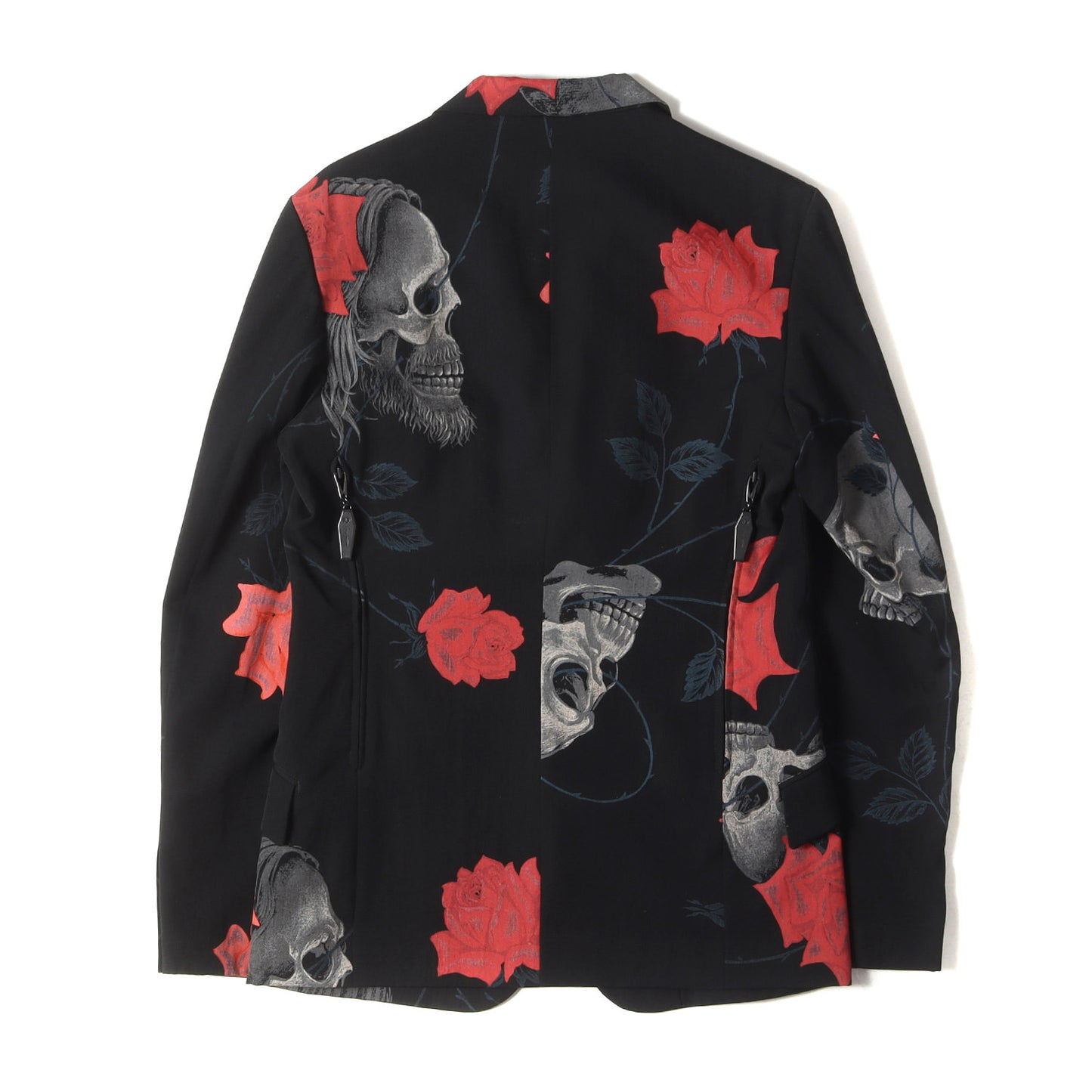 18SS 2014年秋冬 復刻 スカルローズ 3B テーラード ジャケット (HW-J69-106) / POUR HOMME