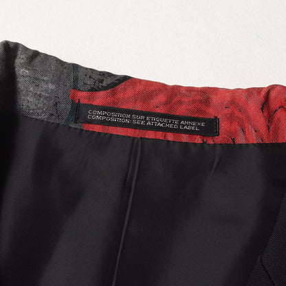 18SS 2014年秋冬 復刻 スカルローズ 3B テーラード ジャケット (HW-J69-106) / POUR HOMME