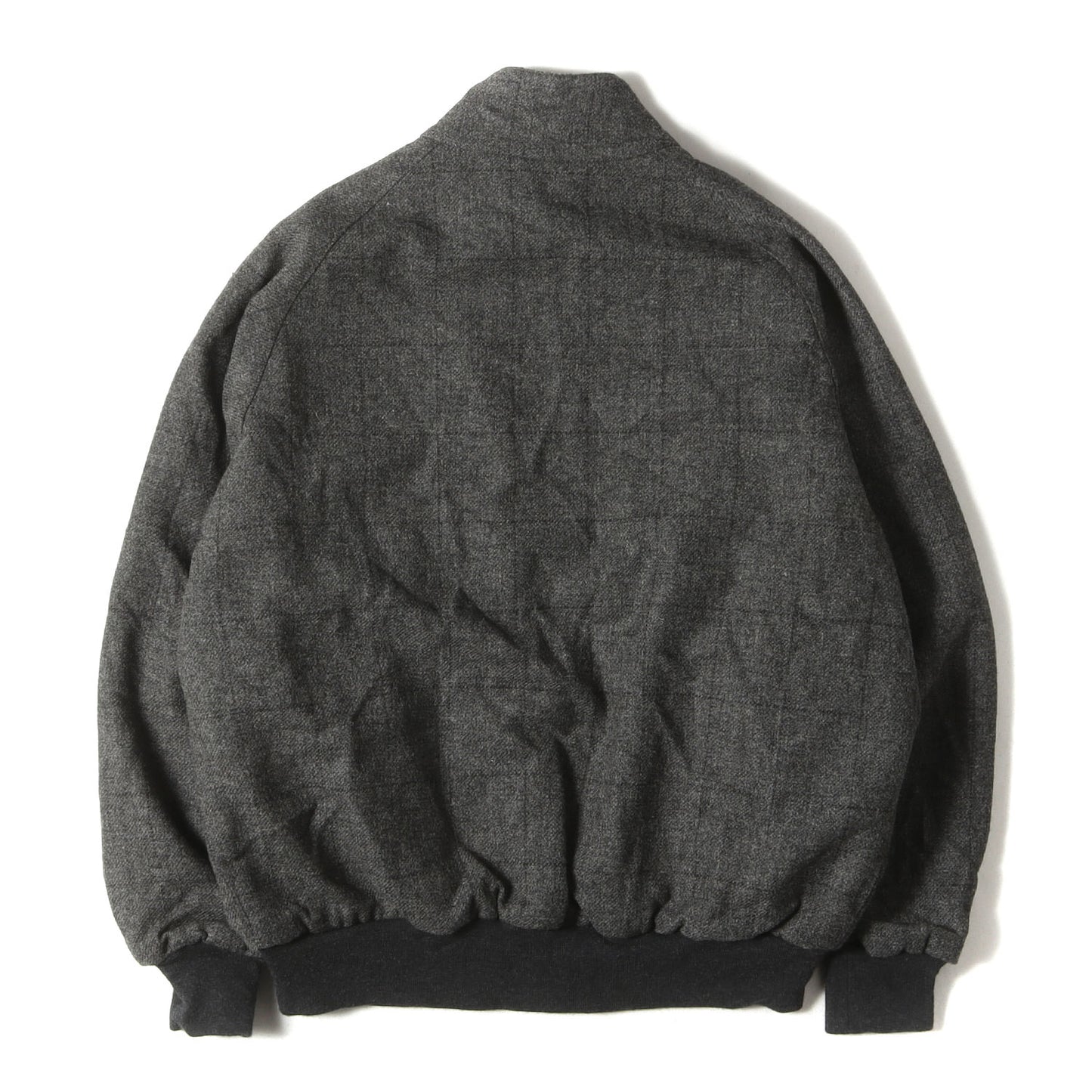 24AW ウインドウペンチェック ツイード ジップ ブルゾン (Tweed Harrington Jacket 24AAP-01-20H)