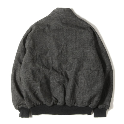 24AW ウインドウペンチェック ツイード ジップ ブルゾン (Tweed Harrington Jacket 24AAP-01-20H)