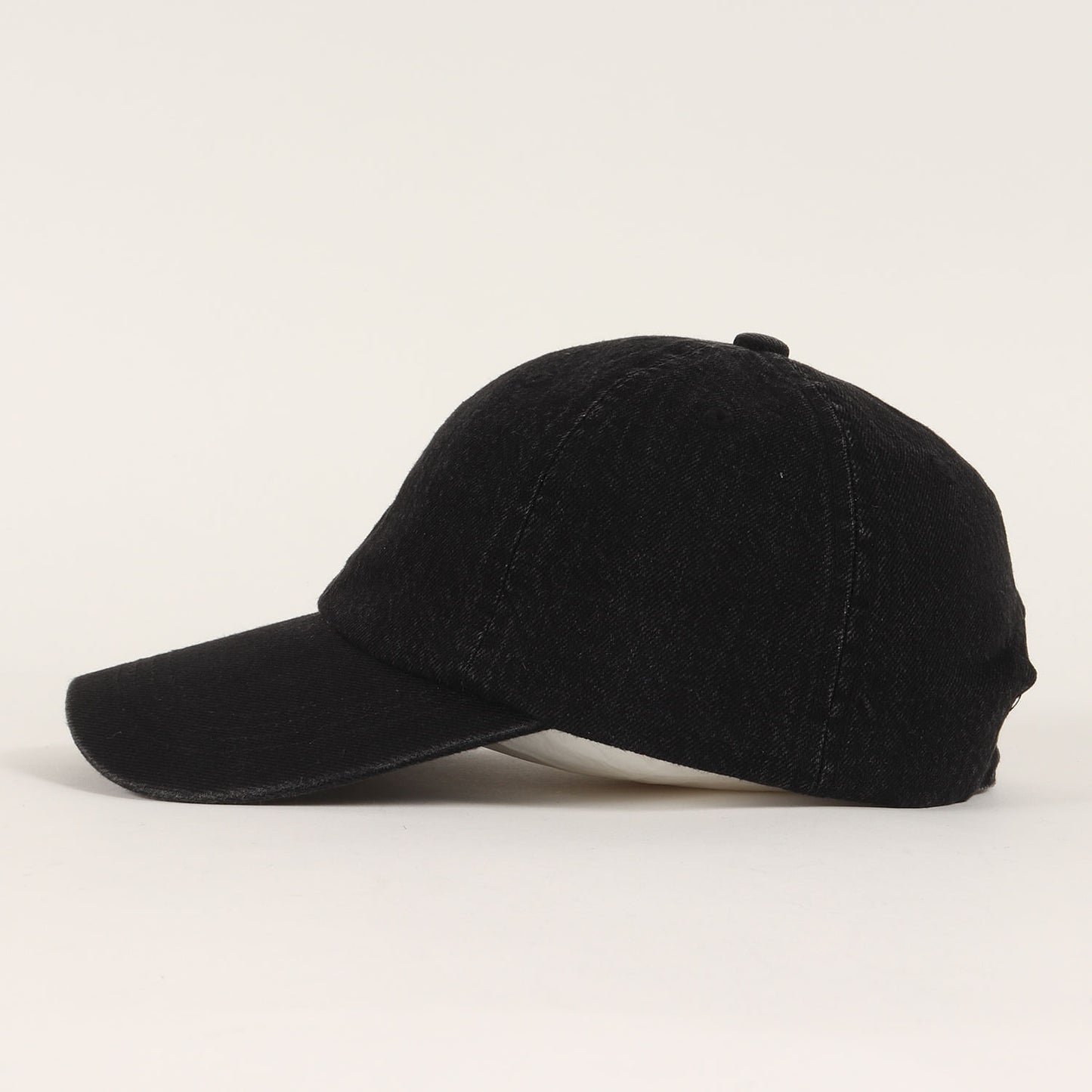 23AW RH ロゴ ウォッシュド ブラック デニム キャップ (USED DENIM LOGO CAP)