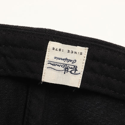 23AW RH ロゴ ウォッシュド ブラック デニム キャップ (USED DENIM LOGO CAP)