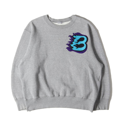 フェルト ワッペン スウェット (18WBM-SAMPLE) / 裏起毛 BEACON