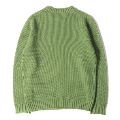 ボトルネック ポップコーン編み カシミア混 ウール ニット / MADE IN ITALY